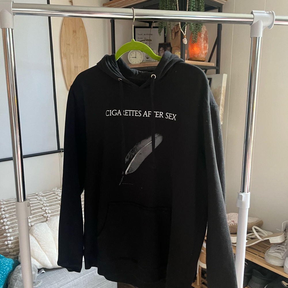 Black Graphic Hoodie